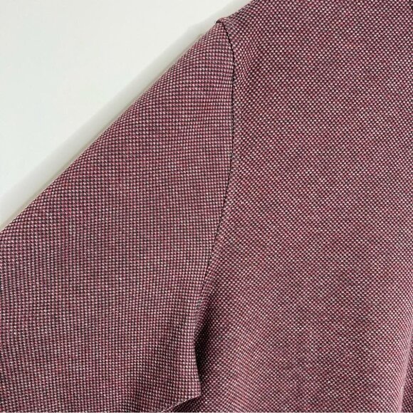 Tasso Elba Mens Size XL NEW Red Velvet 1/4 Zip Pullover Longsleeve Top Shirt - Picture 4 of 10